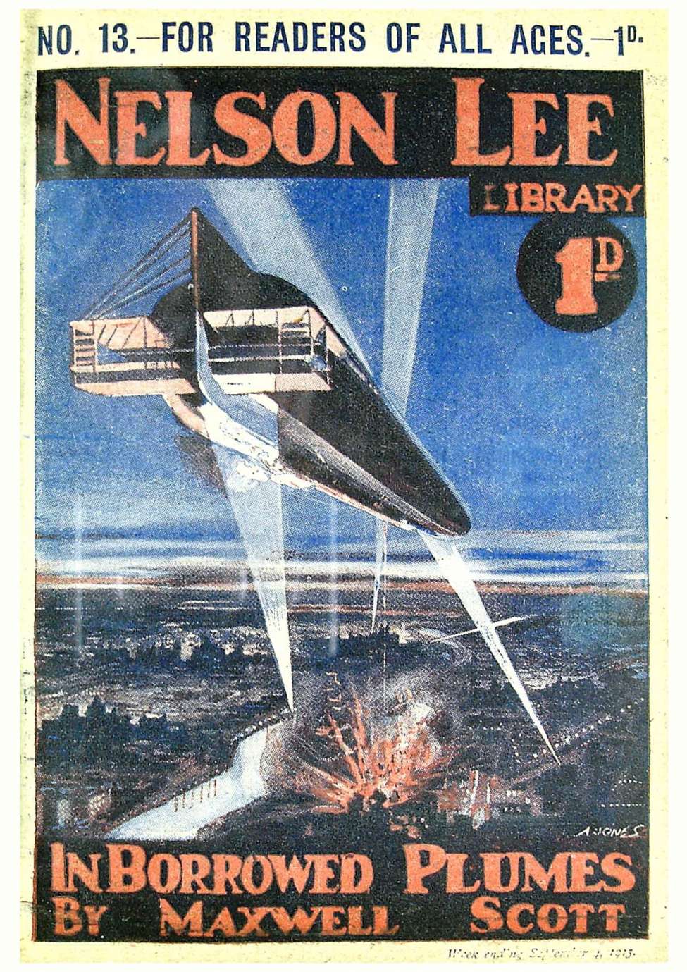 Comic Book Cover For Nelson Lee Library s1 13 - In Borrowed Plumes
