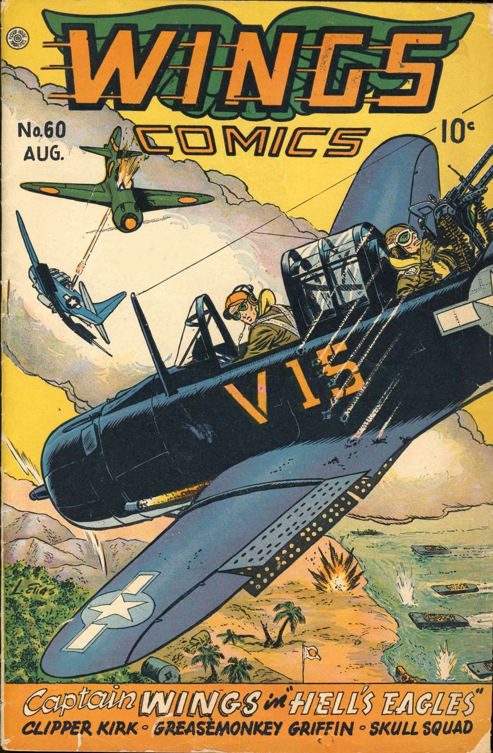 Comic Book Cover For Wings Comics 60