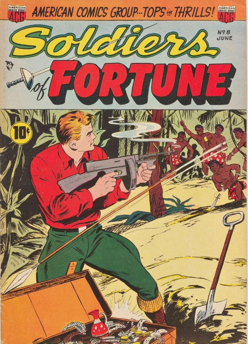 Comic Book Cover For Soldiers of Fortune 8
