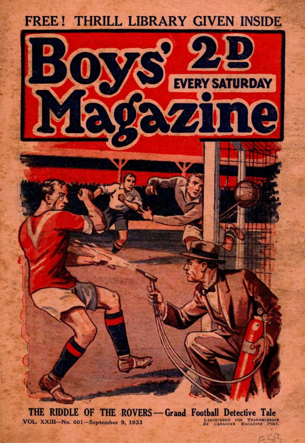 Book Cover For Boys' Magazine 601