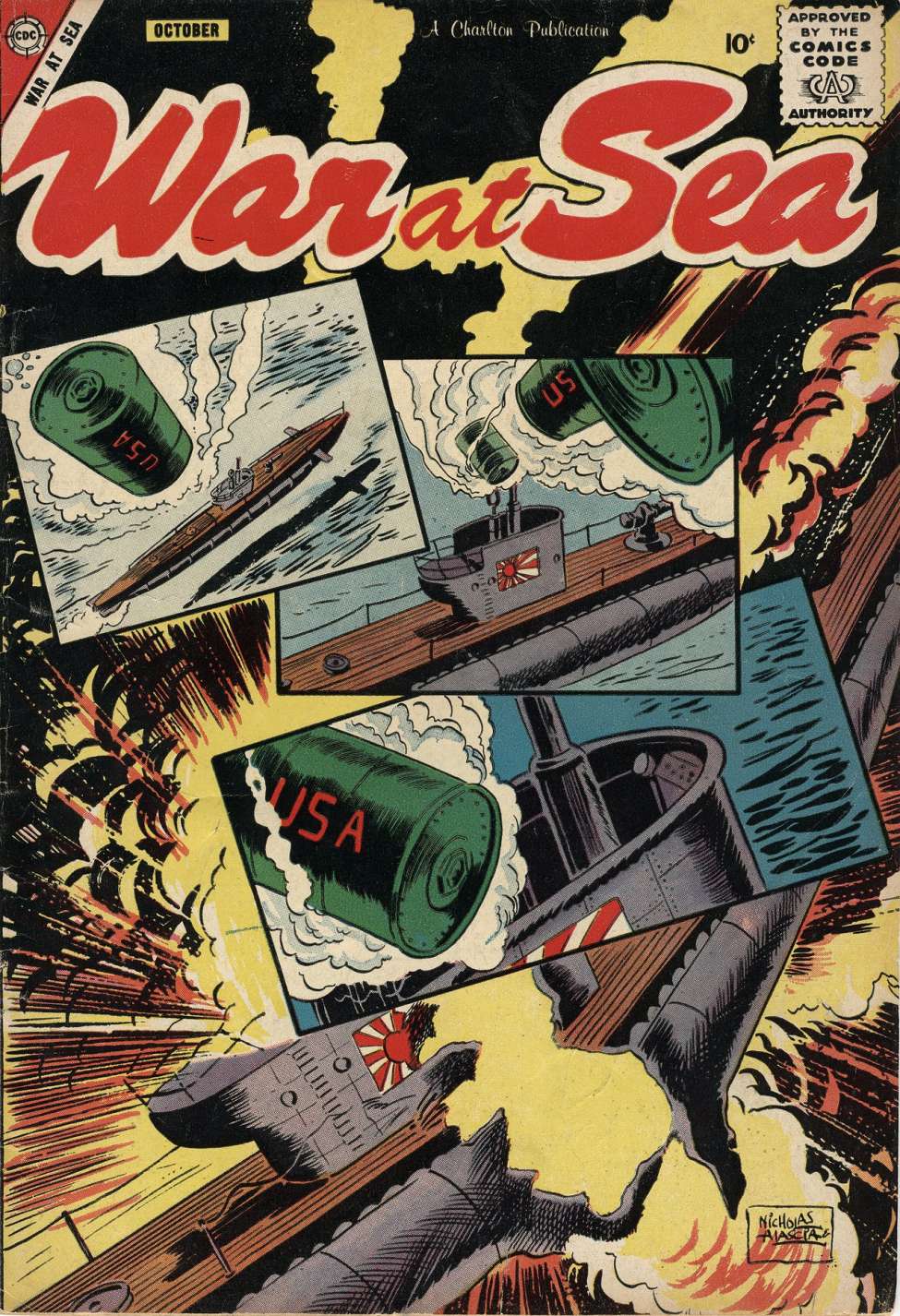 Comic Book Cover For War at Sea 27