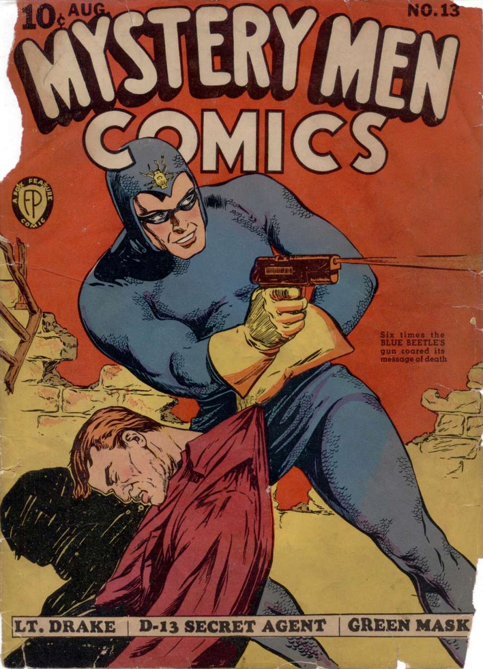 Comic Book Cover For Mystery Men Comics 13