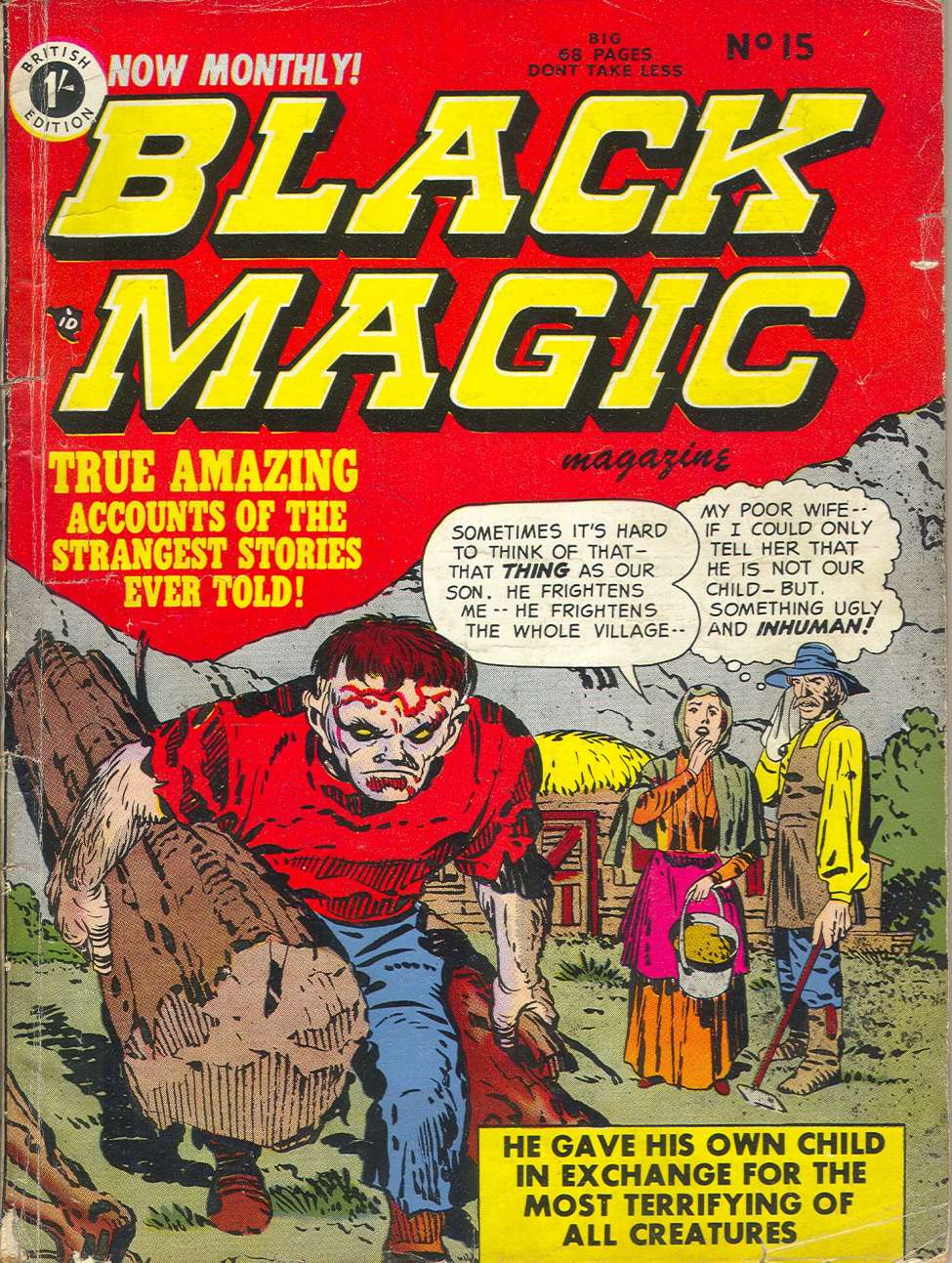 Comic Book Cover For Black Magic 15