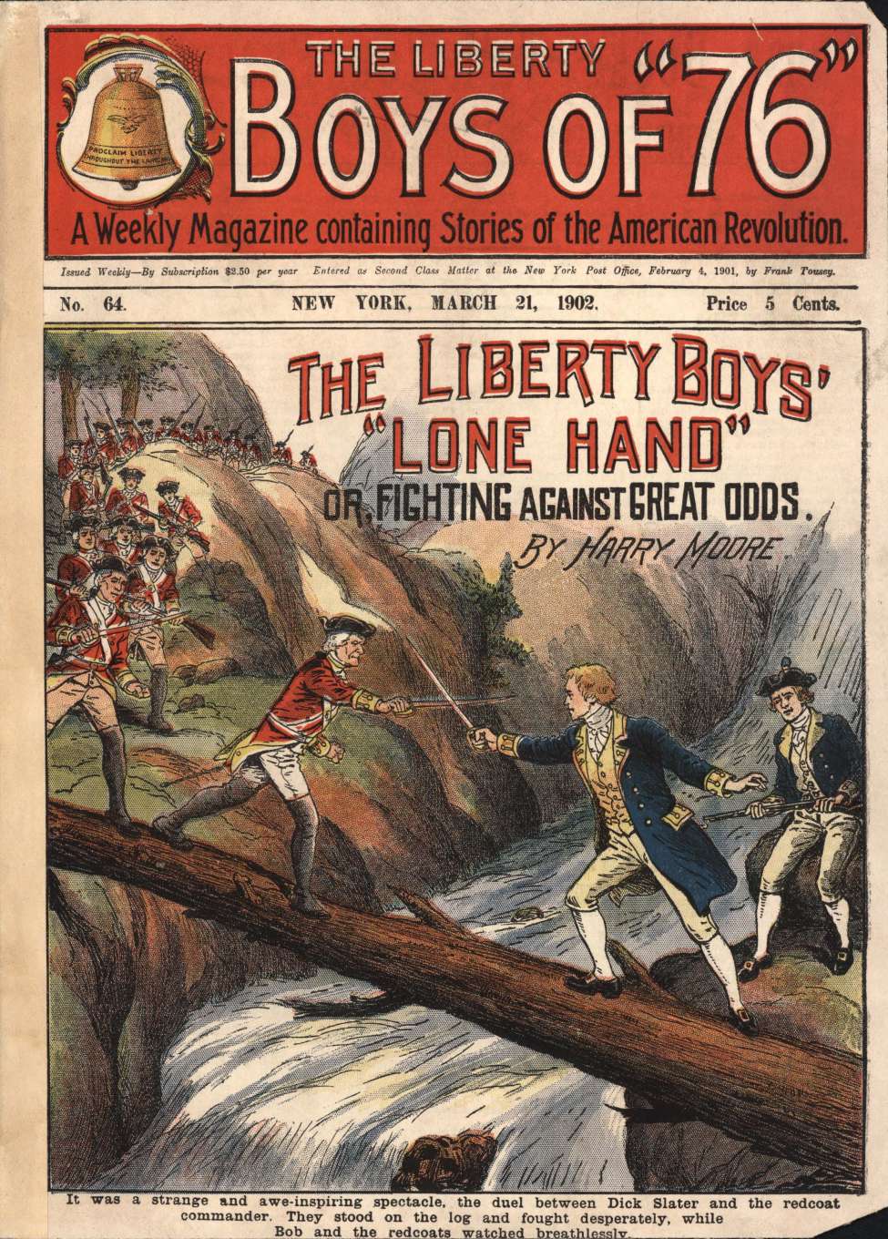 Book Cover For The Liberty Boys of 76 64 - The Liberty Boys' Lone Hand