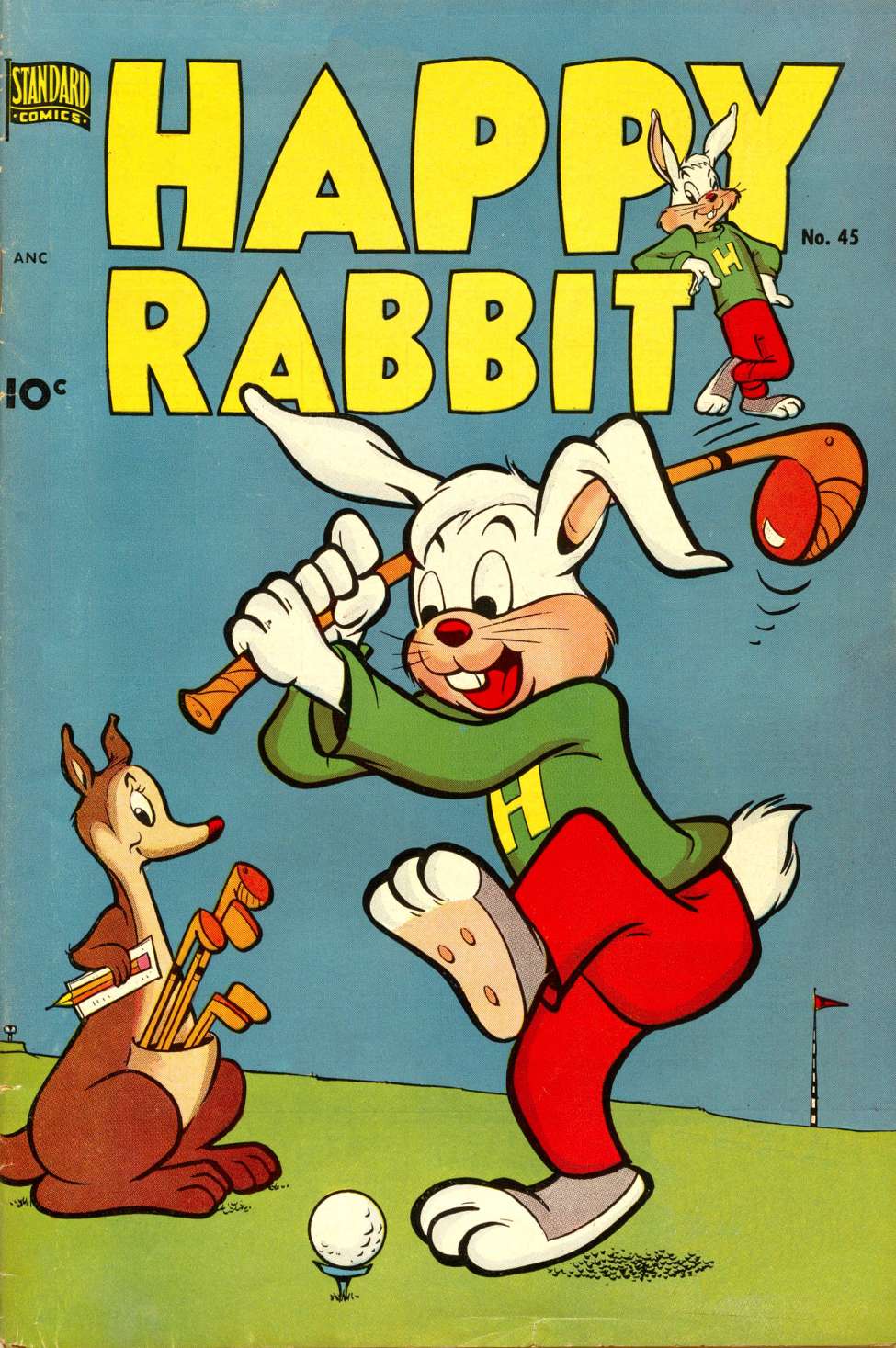 Comic Book Cover For Happy Rabbit 45 - Version 2