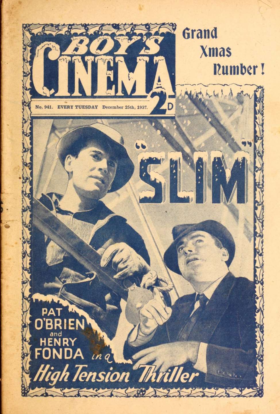 Book Cover For Boy's Cinema 941 - Slim - Pat O'Brien