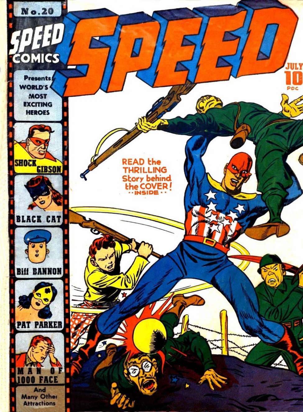Book Cover For Speed Comics 20