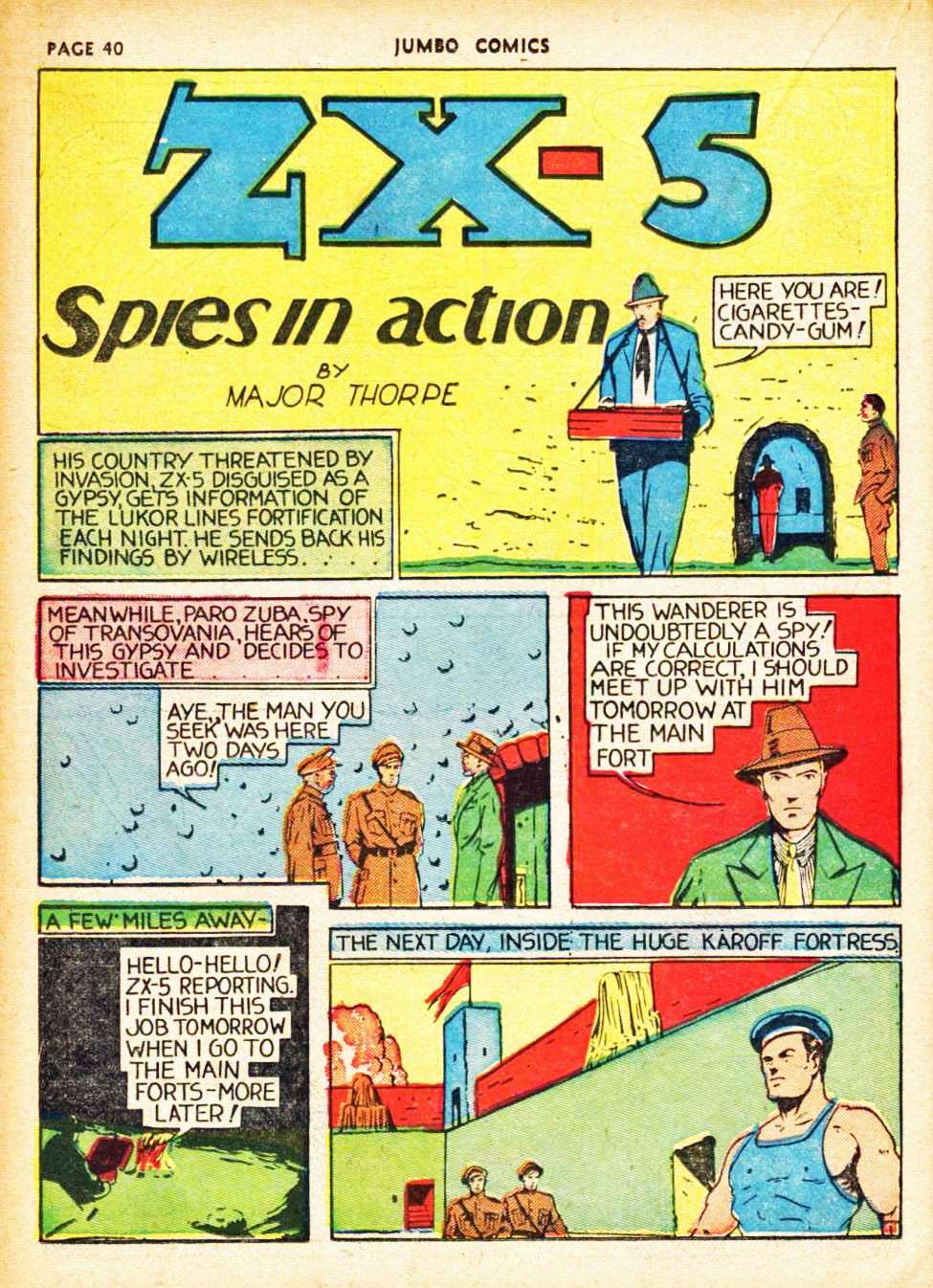 Comic Book Cover For ZX-5 Spies in Action Archive Vol 2
