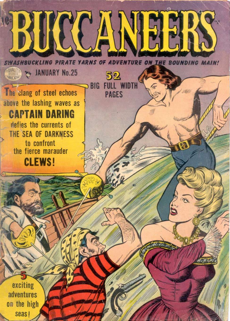 Comic Book Cover For Buccaneers 25