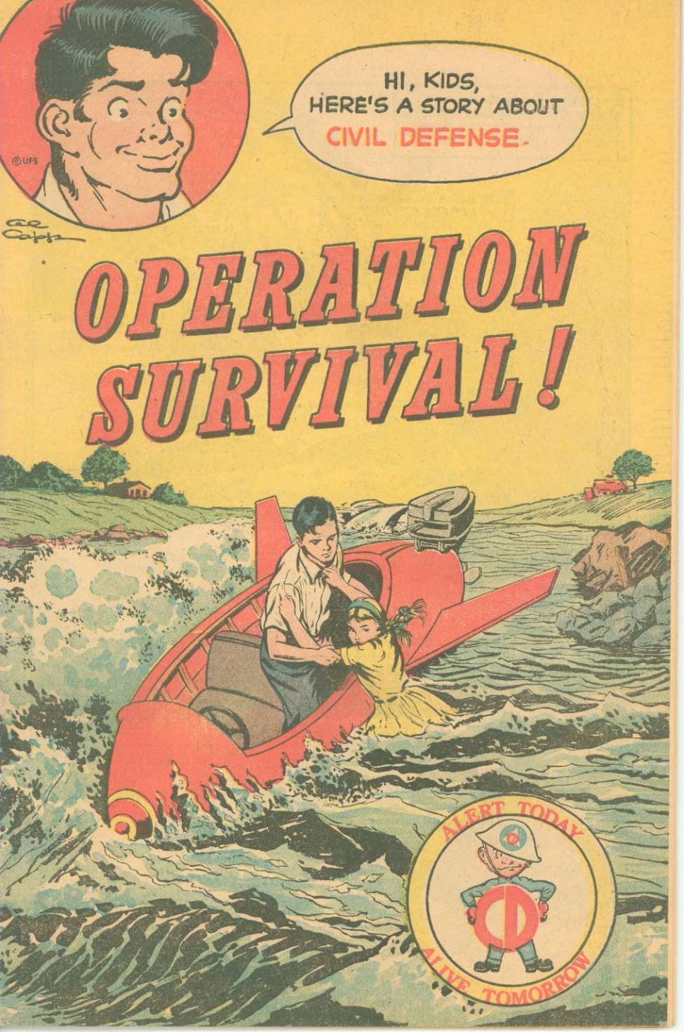 Comic Book Cover For Operation Survival (1957)