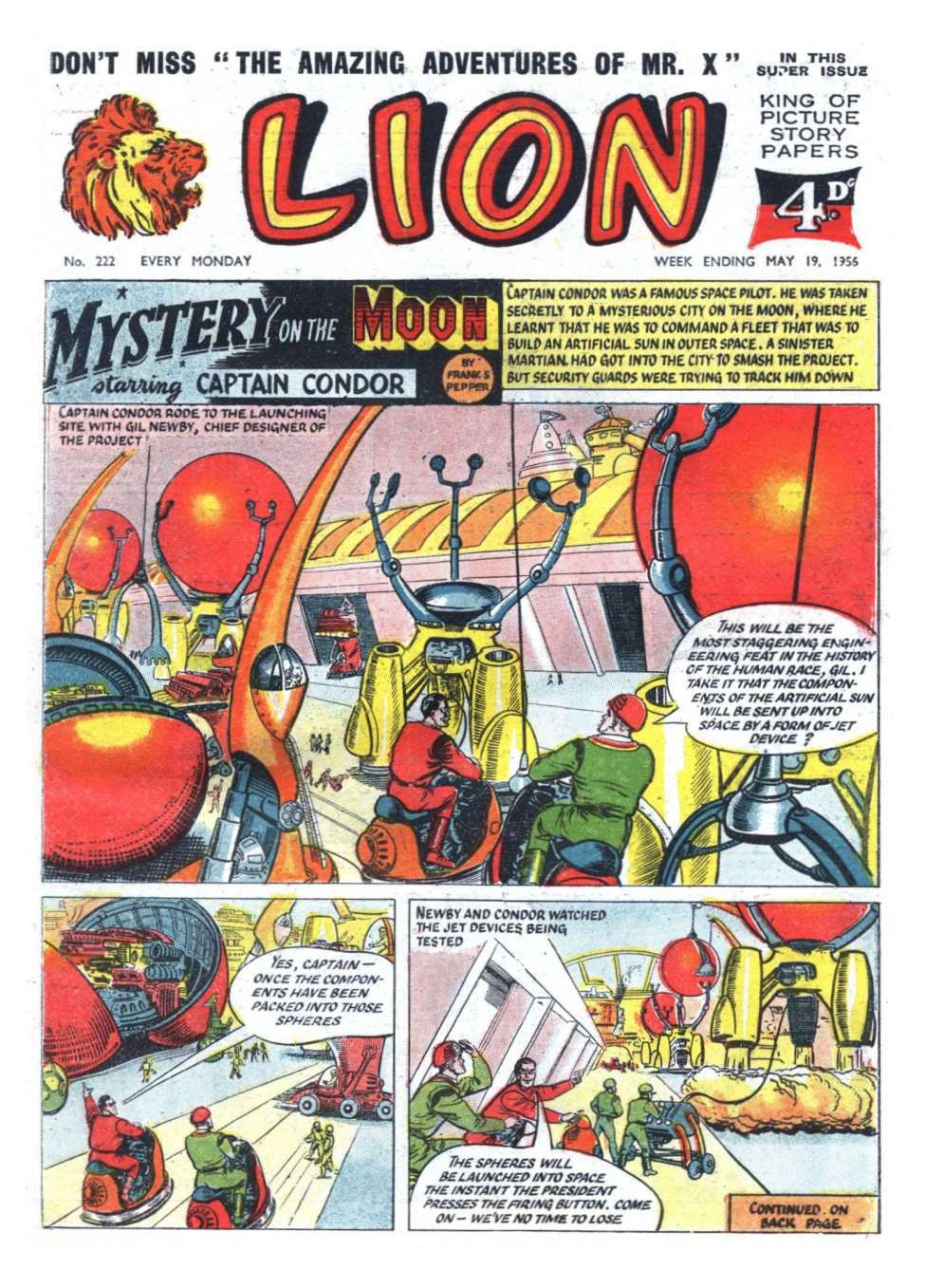Comic Book Cover For Lion 222