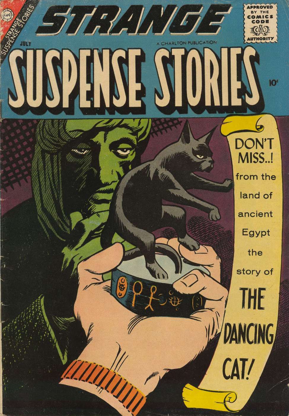 Comic Book Cover For Strange Suspense Stories 37