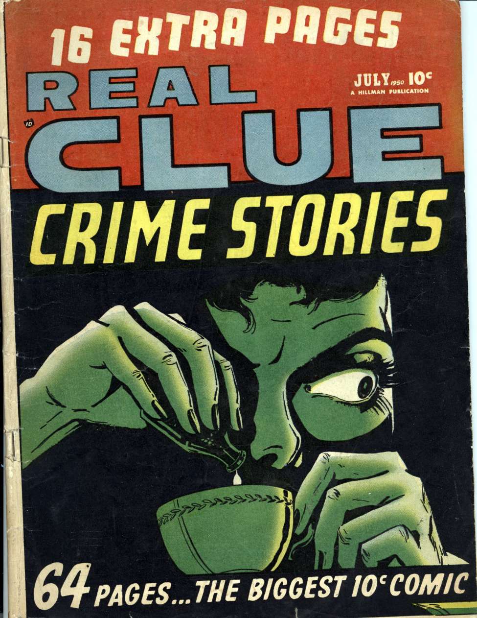 Book Cover For Real Clue Crime Stories v5 5