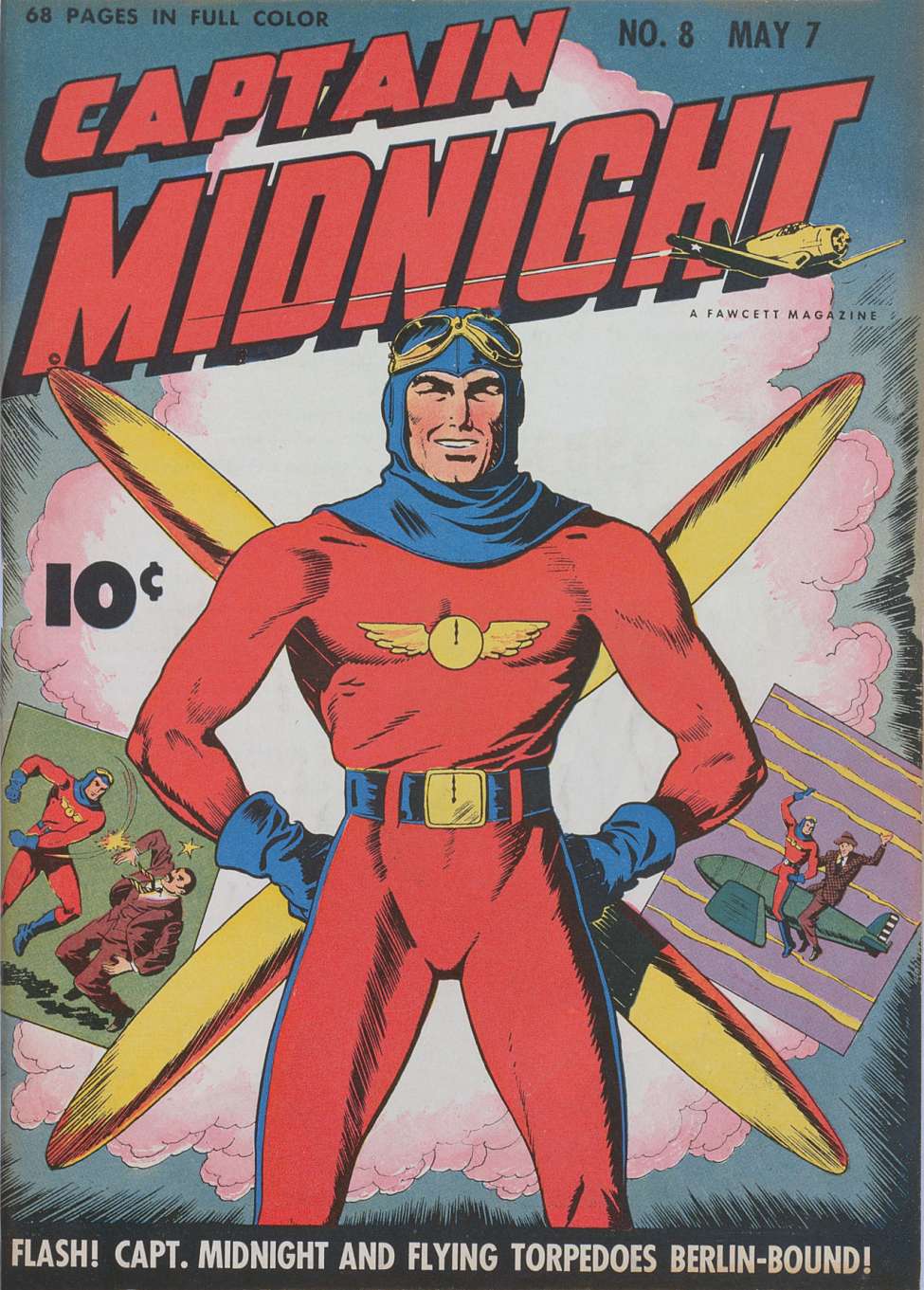 Comic Book Cover For Captain Midnight 8