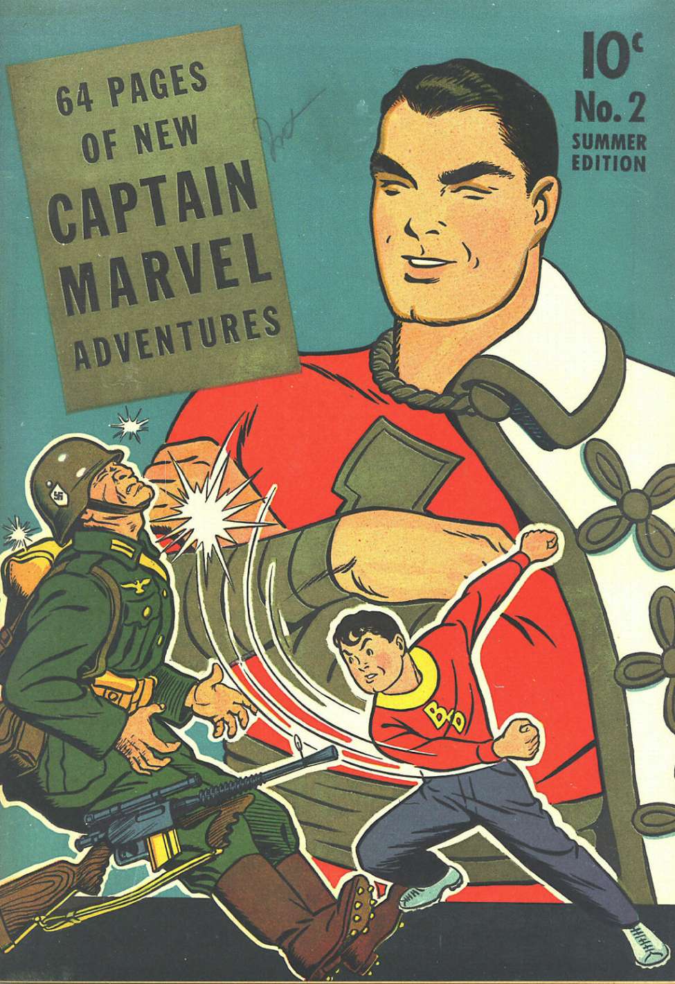 Comic Book Cover For Captain Marvel Adventures 2 (fiche)
