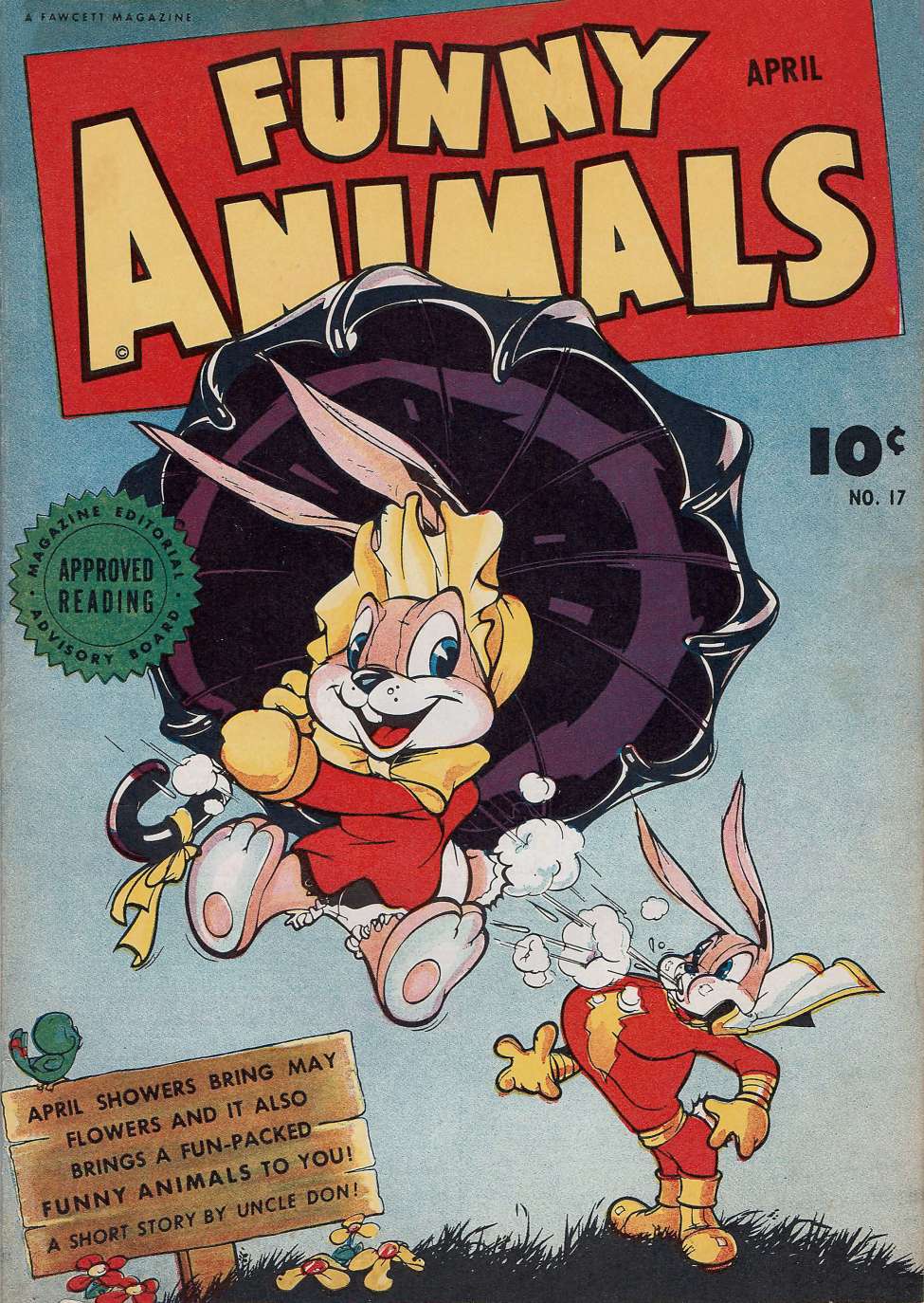 Book Cover For Fawcett's Funny Animals 17