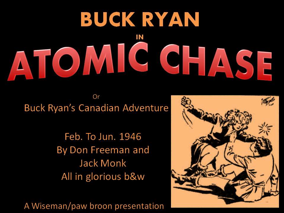 Comic Book Cover For Buck Ryan 27 - Atomic Chase