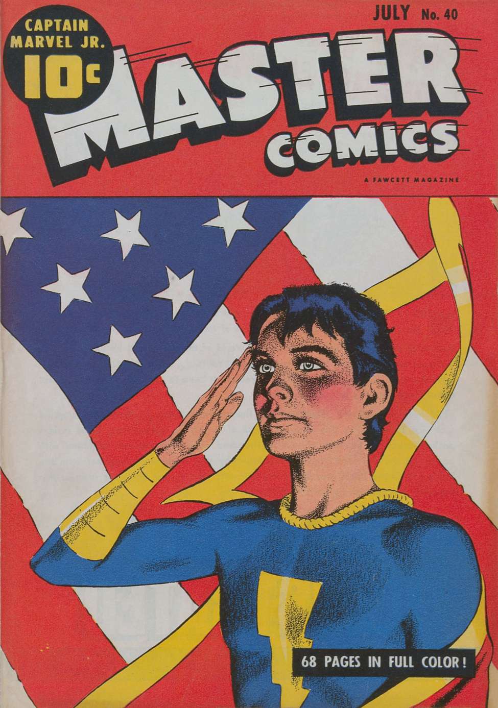 Book Cover For Master Comics 40
