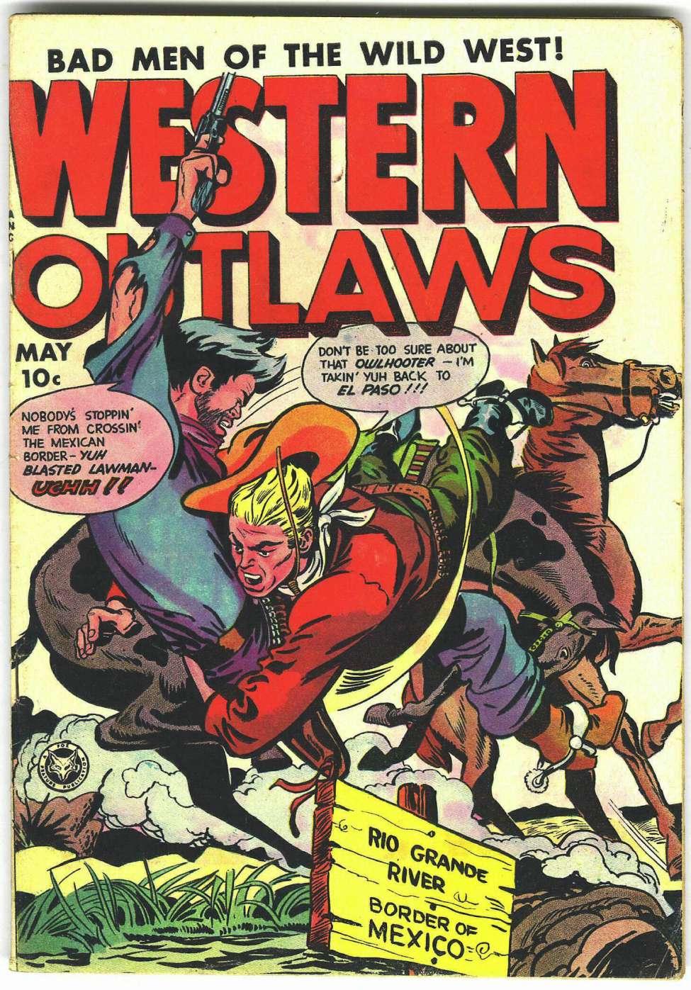 Comic Book Cover For Western Outlaws 21