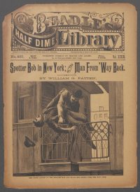 Large Thumbnail For Beadle's Half Dime Library 857 - Spotter Bob in New York