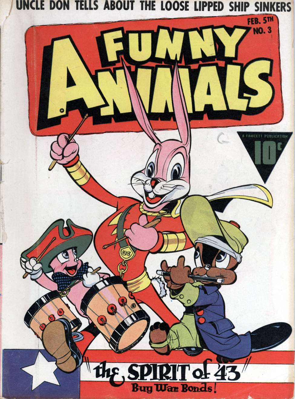 Book Cover For Fawcett's Funny Animals 3
