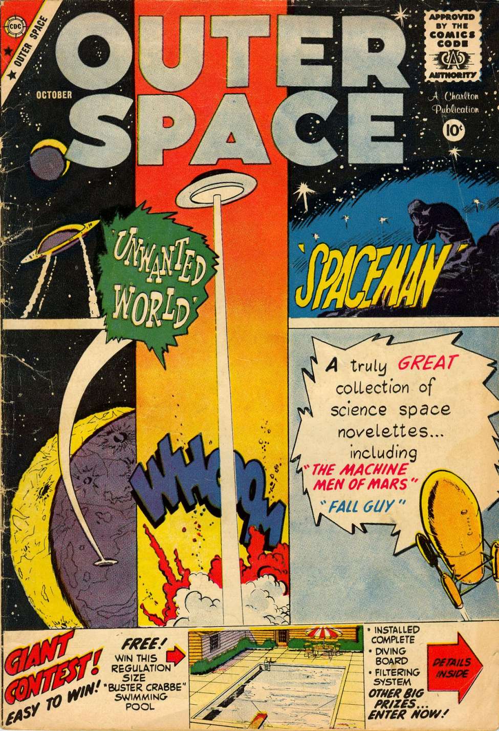 Comic Book Cover For Outer Space 24
