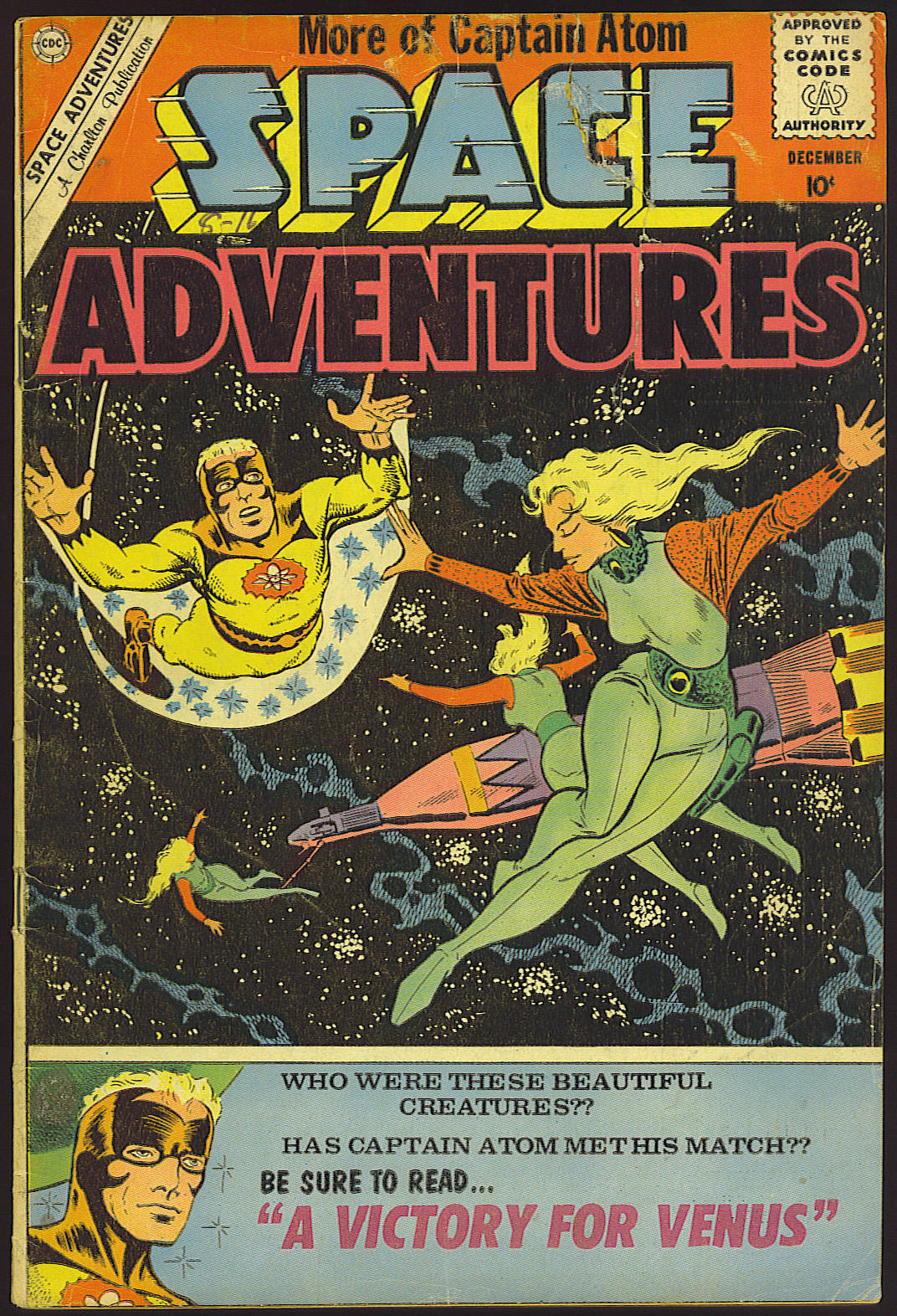 Comic Book Cover For Space Adventures 37
