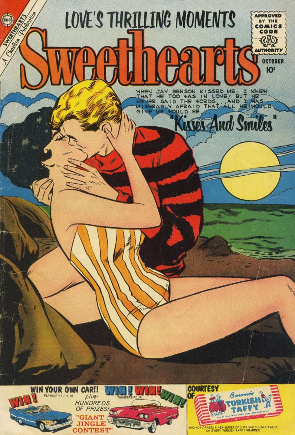 Comic Book Cover For Sweethearts 56
