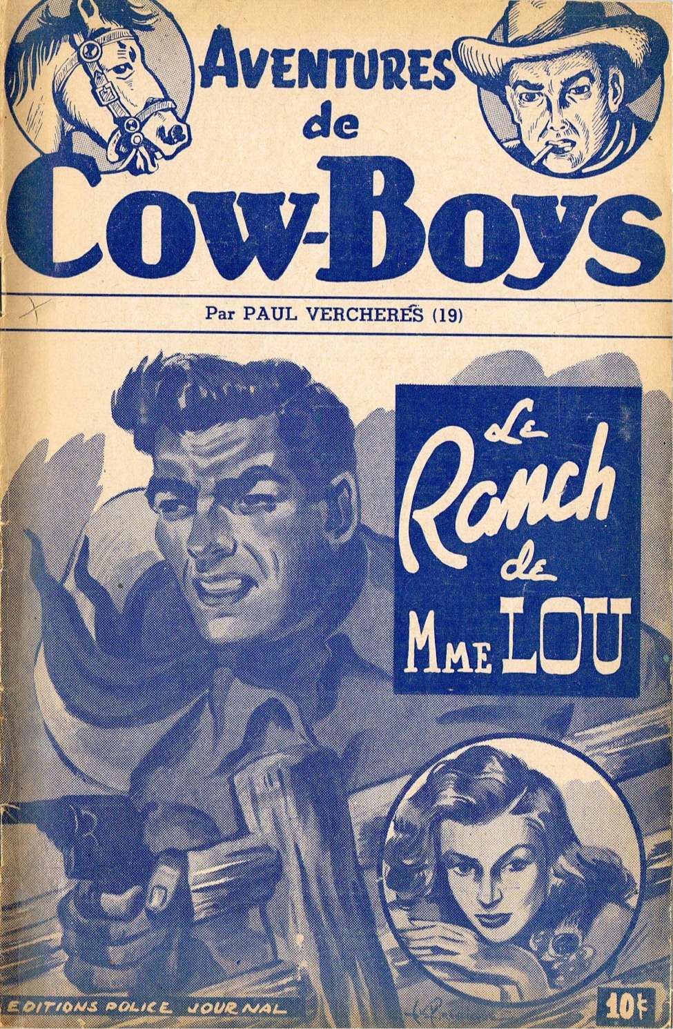 Book Cover For Aventures de Cow-Boys 19 - Le ranch de Mme Lou