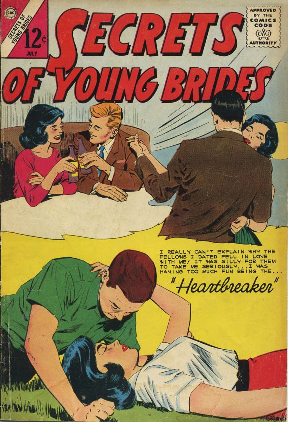 Comic Book Cover For Secrets of Young Brides 43