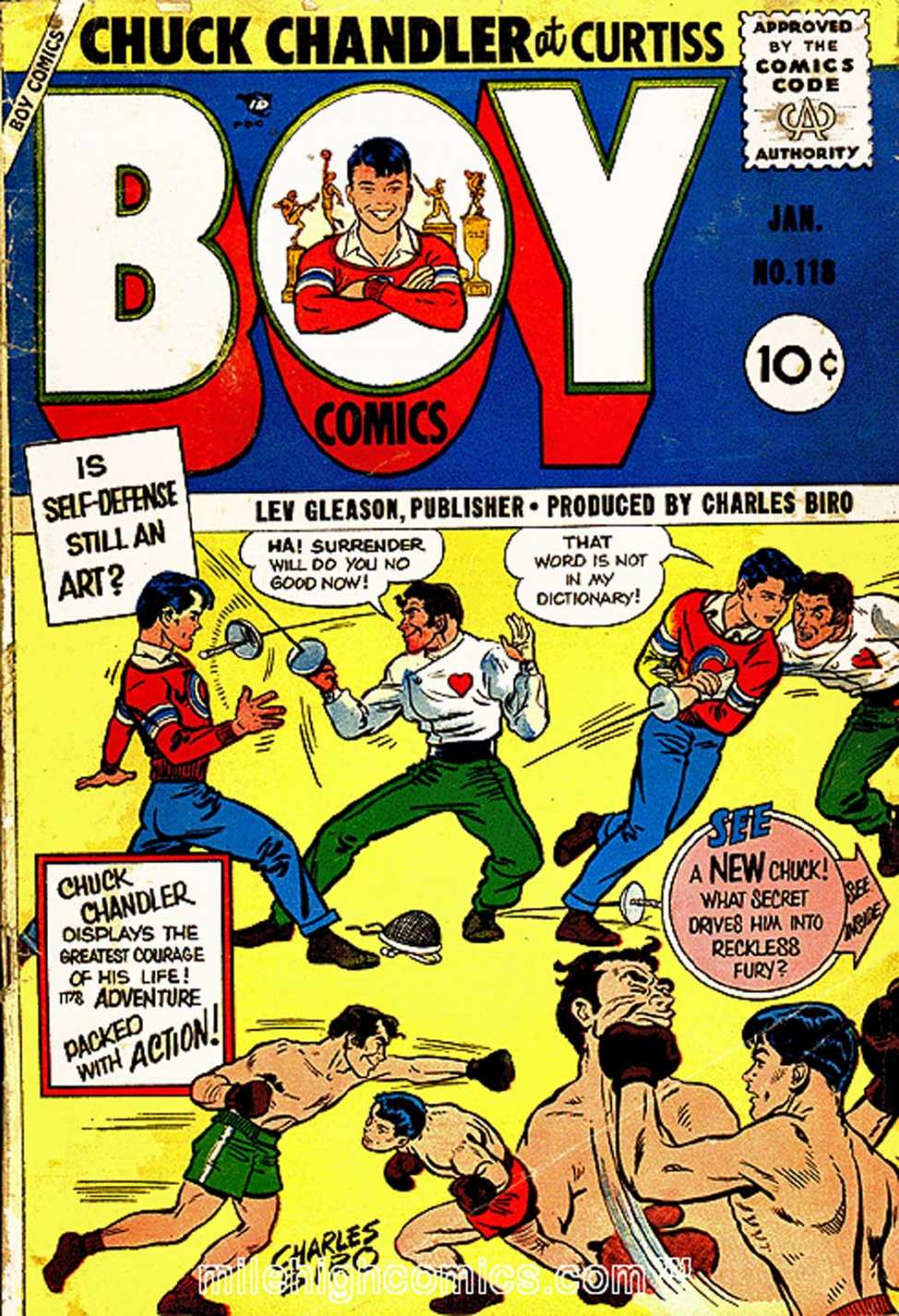 Comic Book Cover For Boy Comics 118