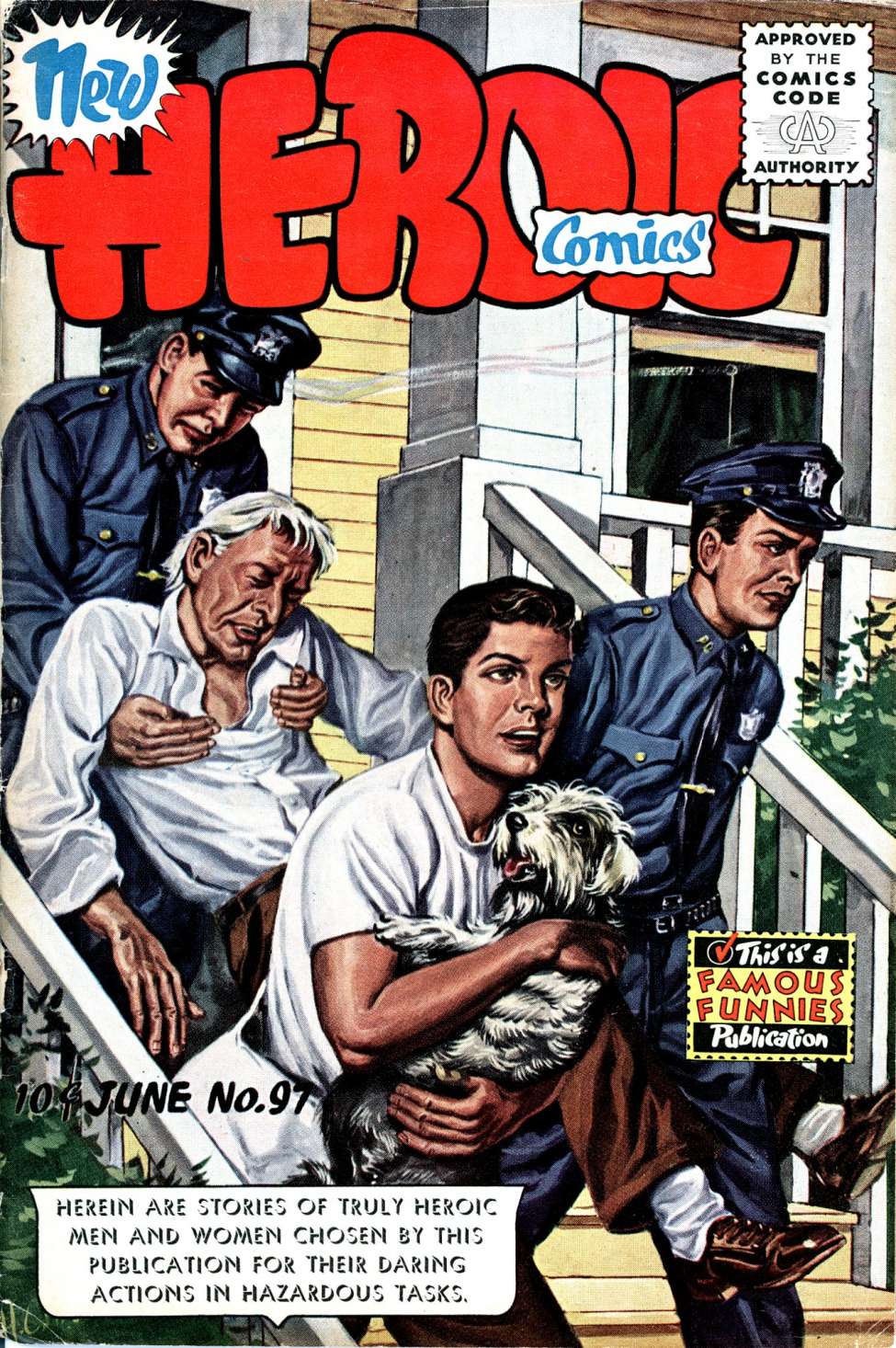 Comic Book Cover For New Heroic Comics 97