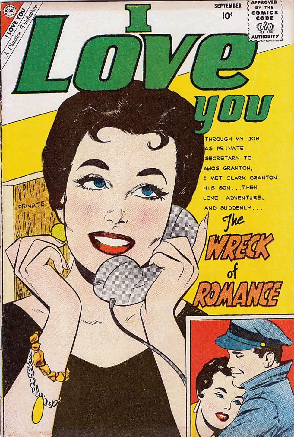 Comic Book Cover For I Love You 30