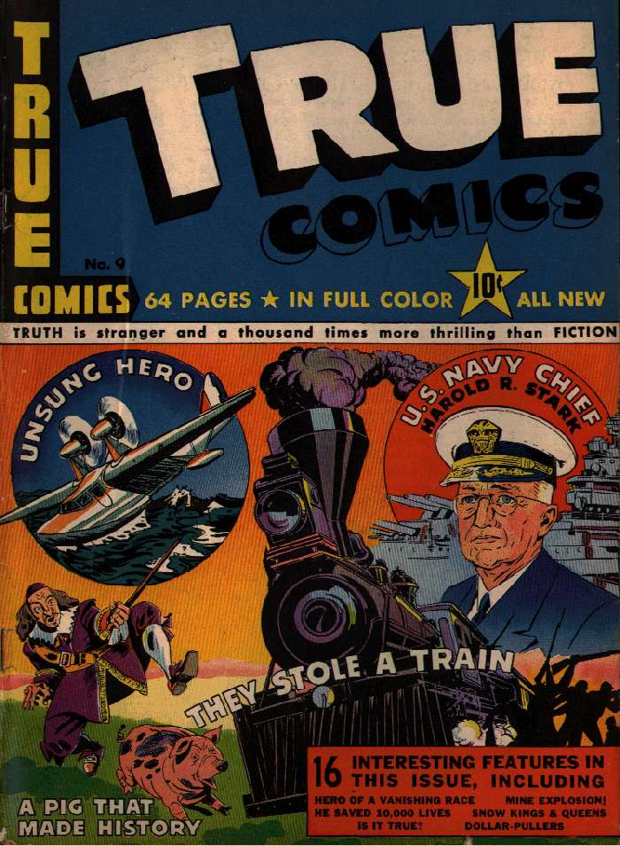 Book Cover For True Comics 9 - Version 1