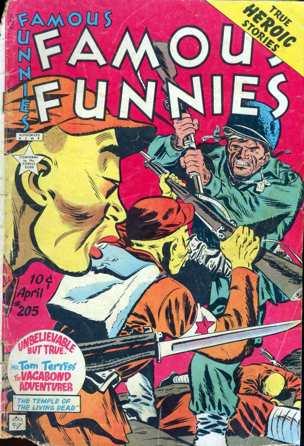 Comic Book Cover For Famous Funnies 205