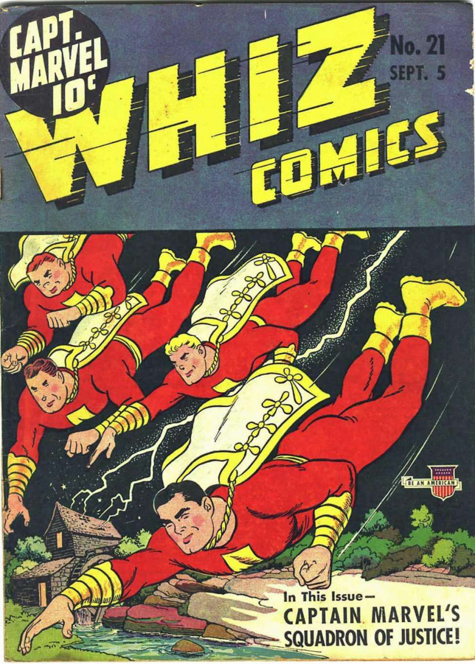 Book Cover For Capt. Marvel Whiz Archives Vol 5