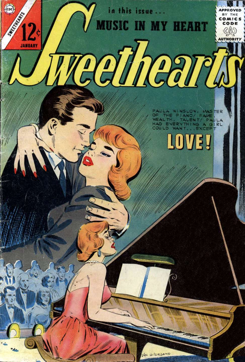 Comic Book Cover For Sweethearts 69