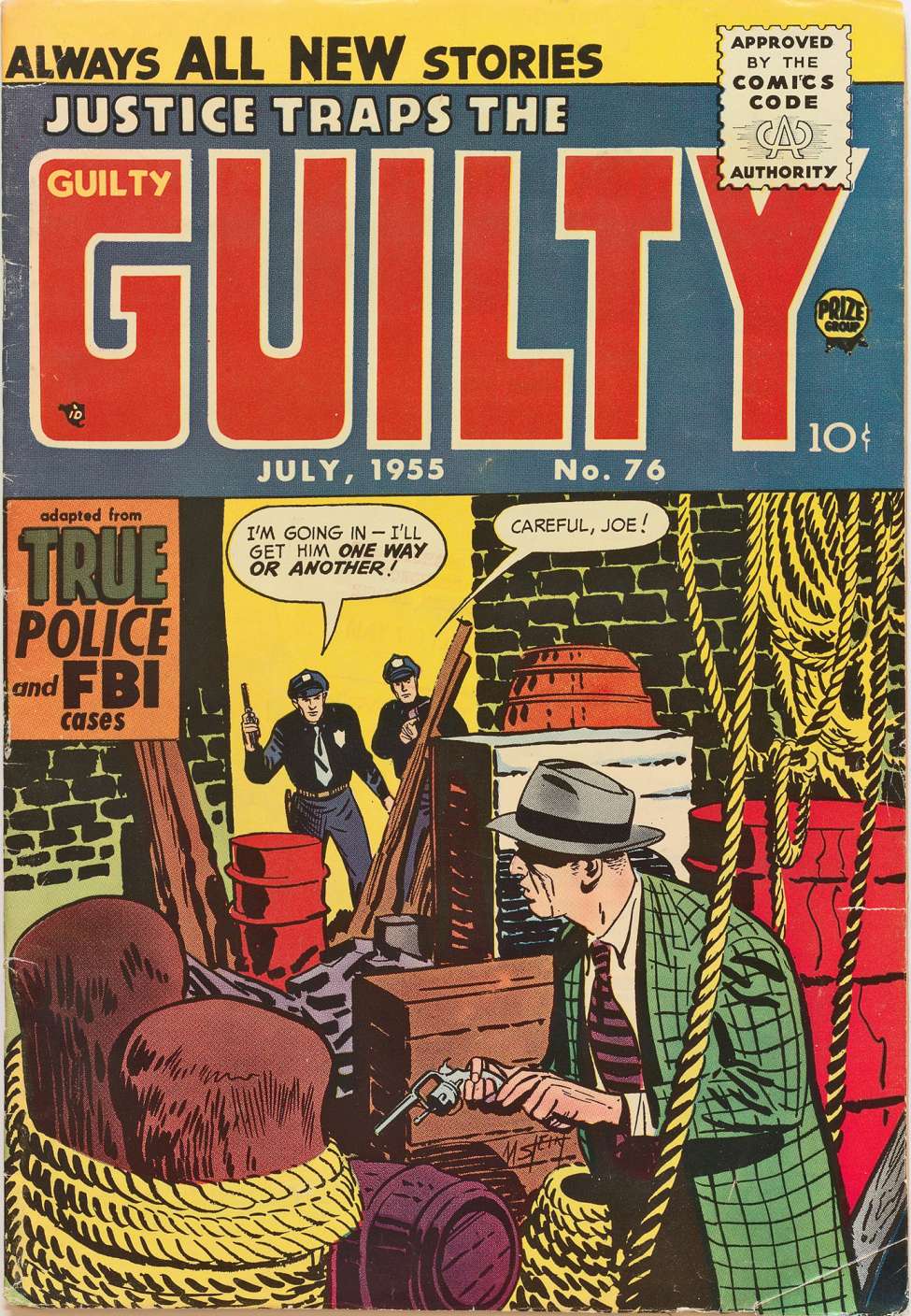 Comic Book Cover For Justice Traps the Guilty 76
