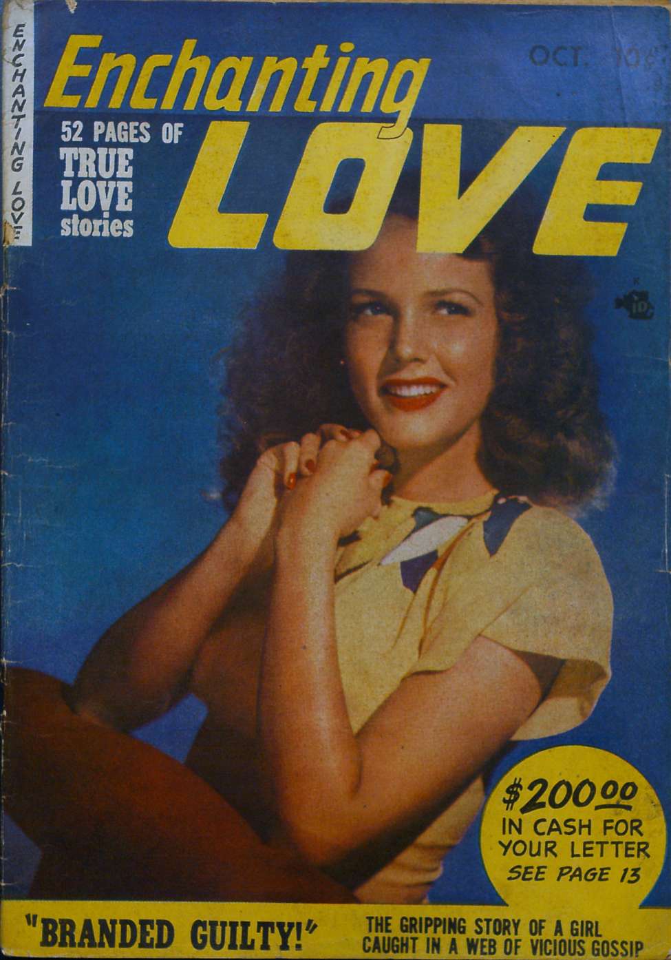 Comic Book Cover For Enchanting Love 1