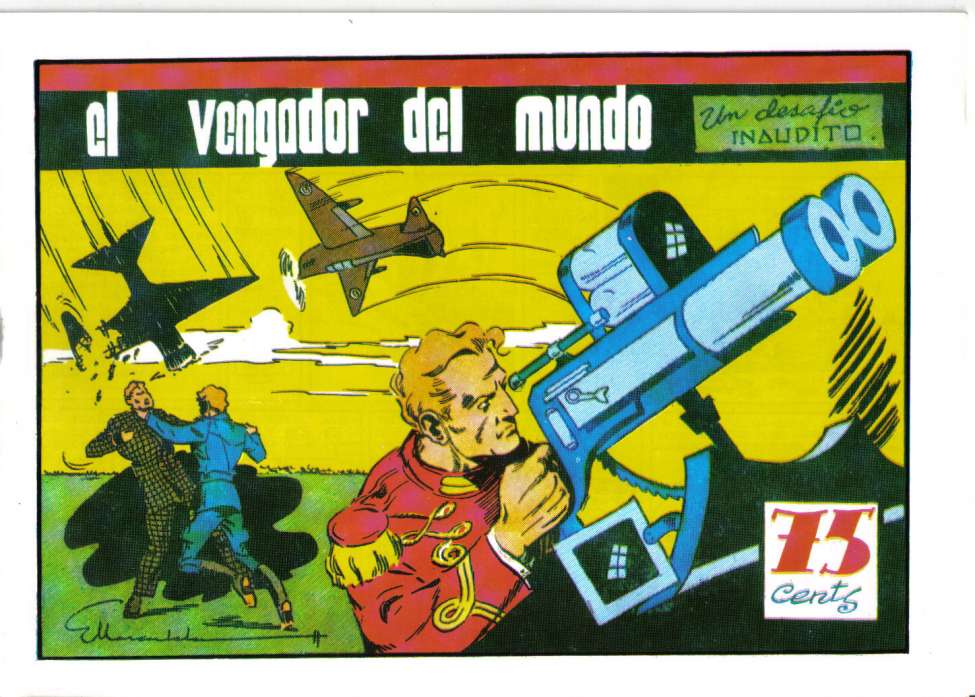 Comic Book Cover For El Vengador del Mundo 2 - Un desafio inaudito