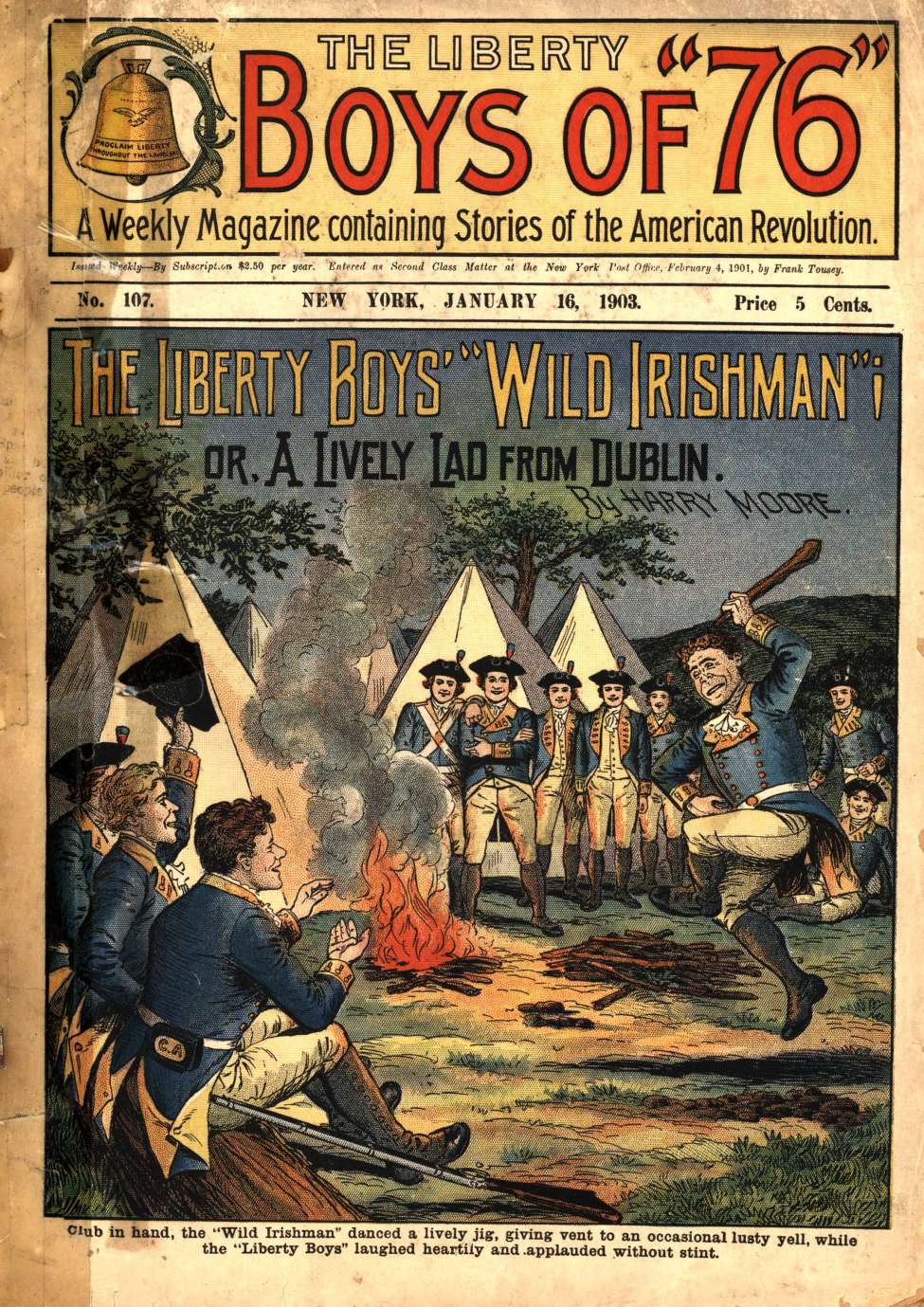 Book Cover For The Liberty Boys of 76 107 - The Liberty Boys' "Wild Irishman"