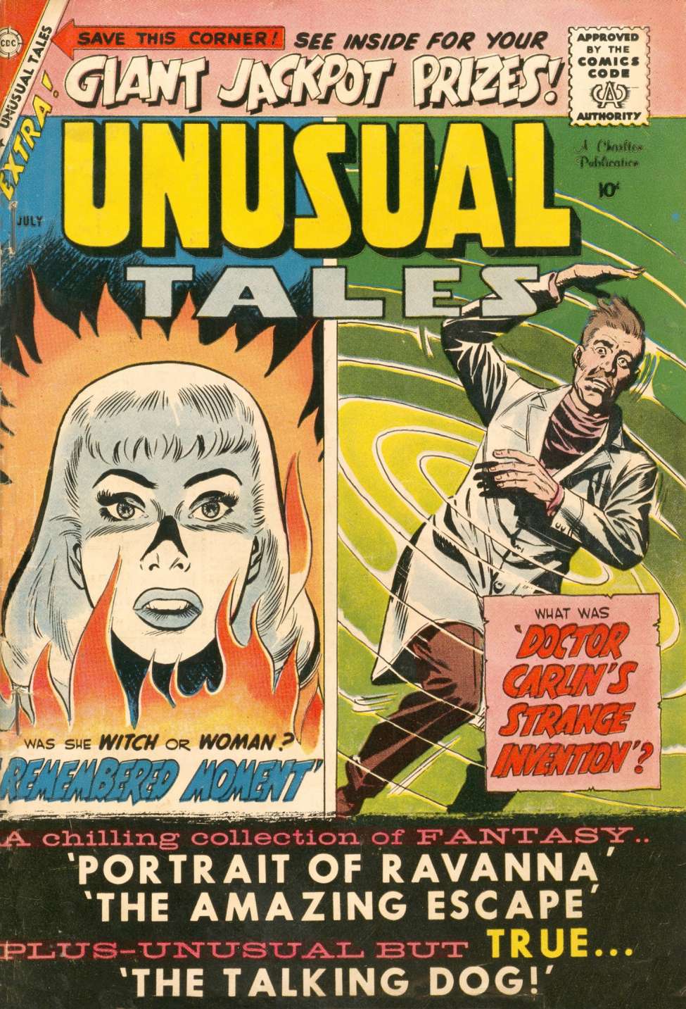 Comic Book Cover For Unusual Tales 17 - Version 2