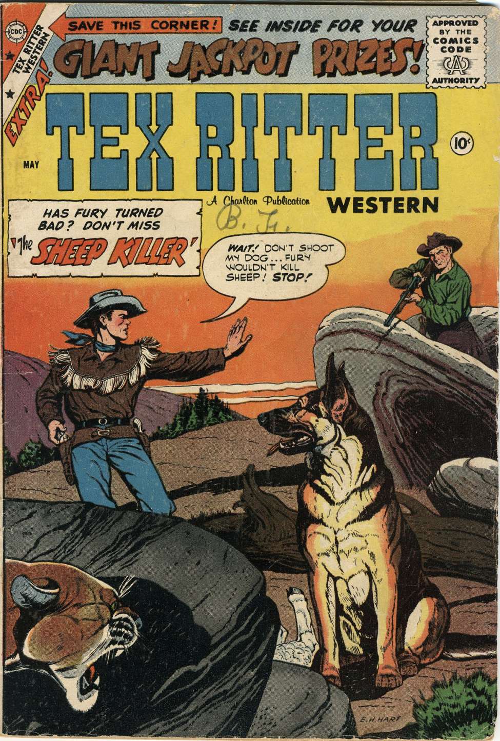 Comic Book Cover For Tex Ritter Western 46