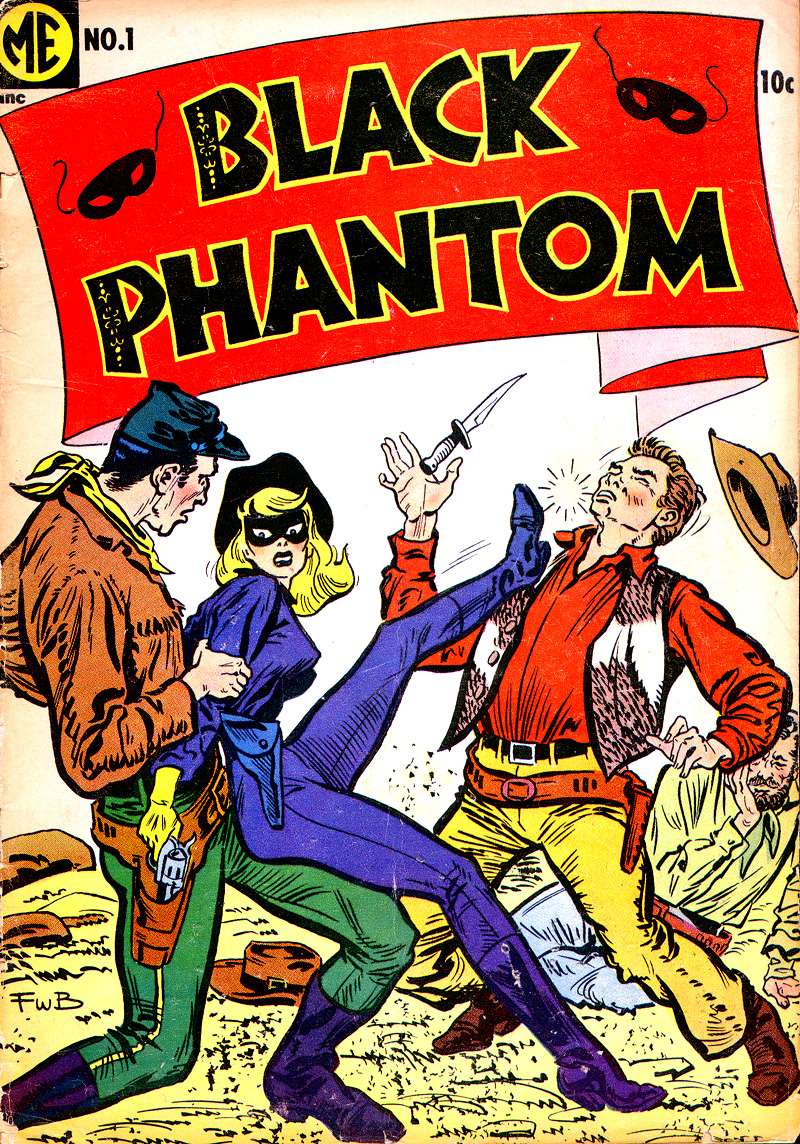 Comic Book Cover For A-1 Comics 122 - Black Phantom 1