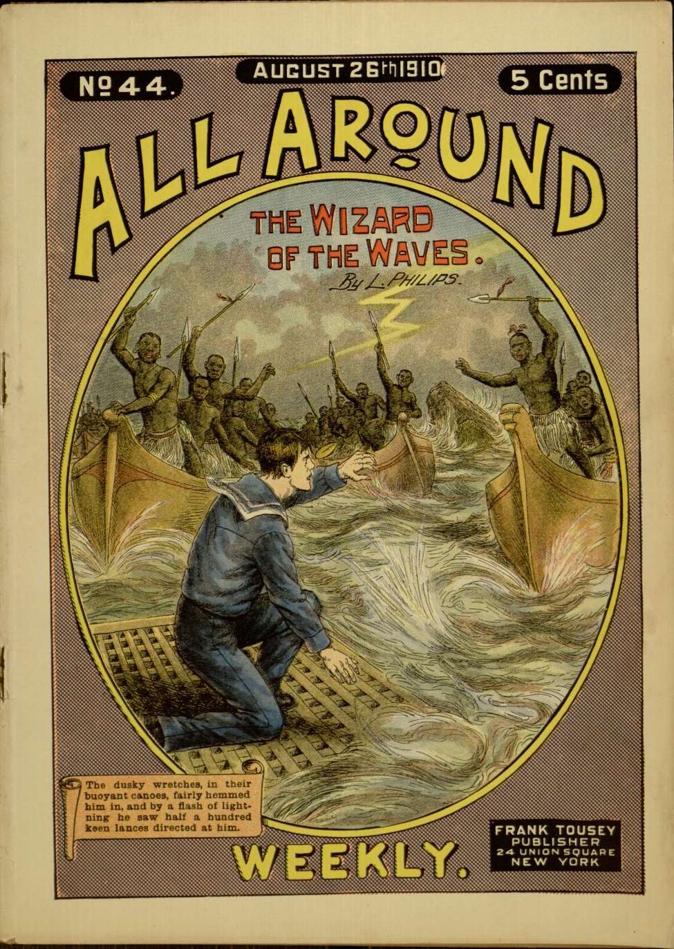 Book Cover For All Around Weekly 44 - The Wizard of the Waves
