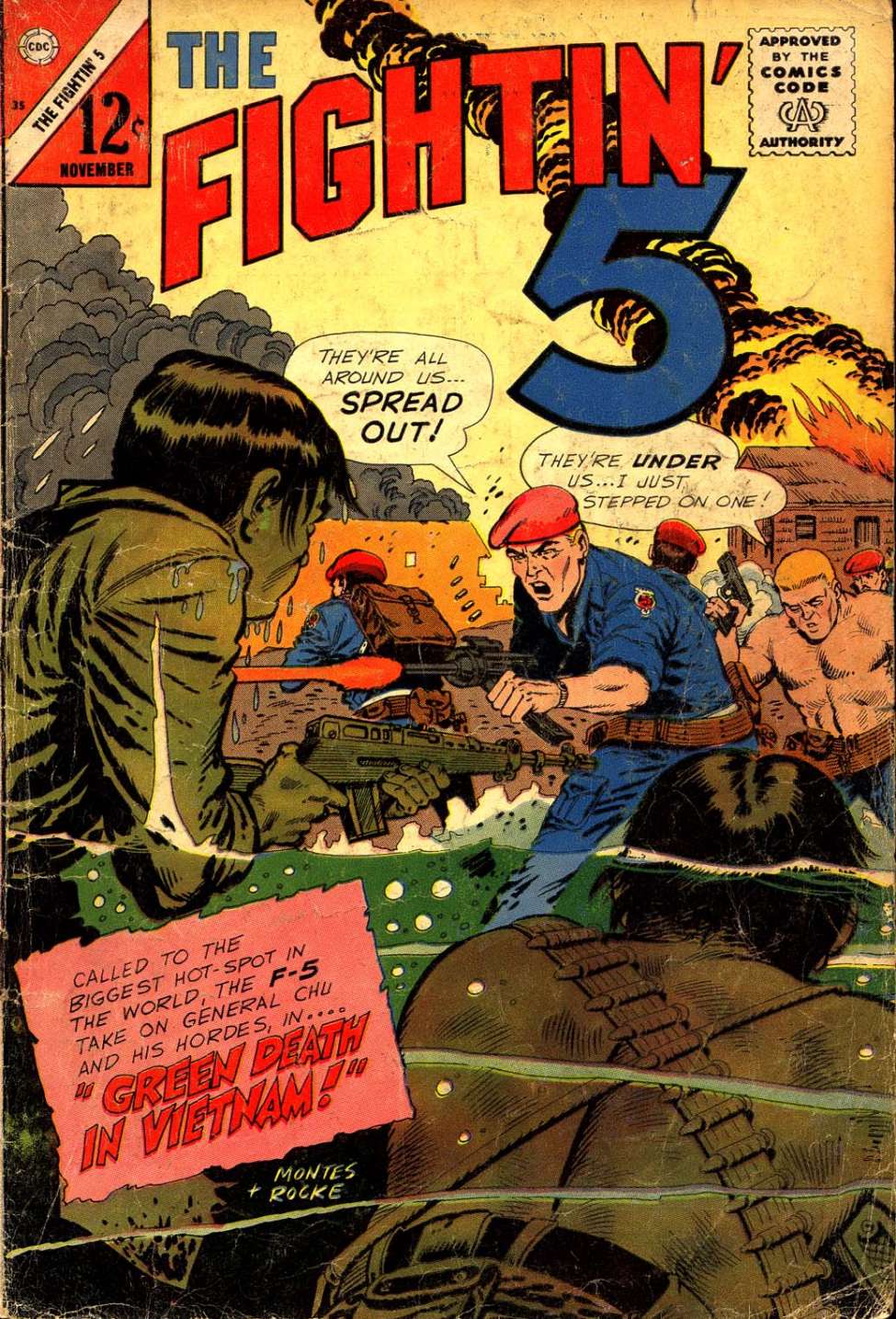 Comic Book Cover For Fightin' Five 35