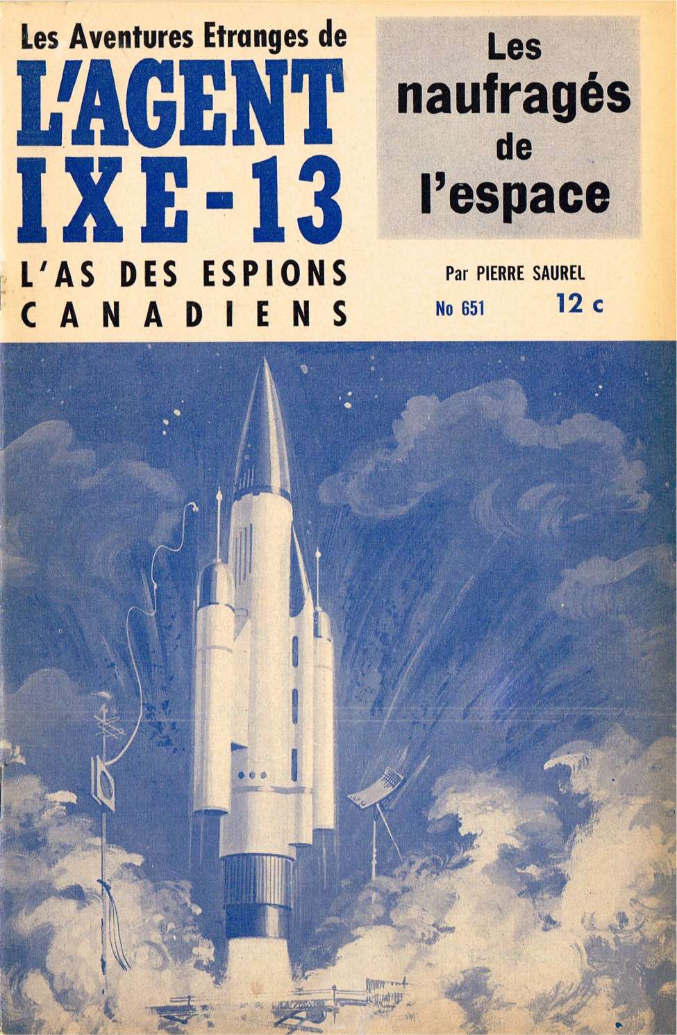 Book Cover For L'Agent IXE-13 v2 651 - Les naufragés de l'espace