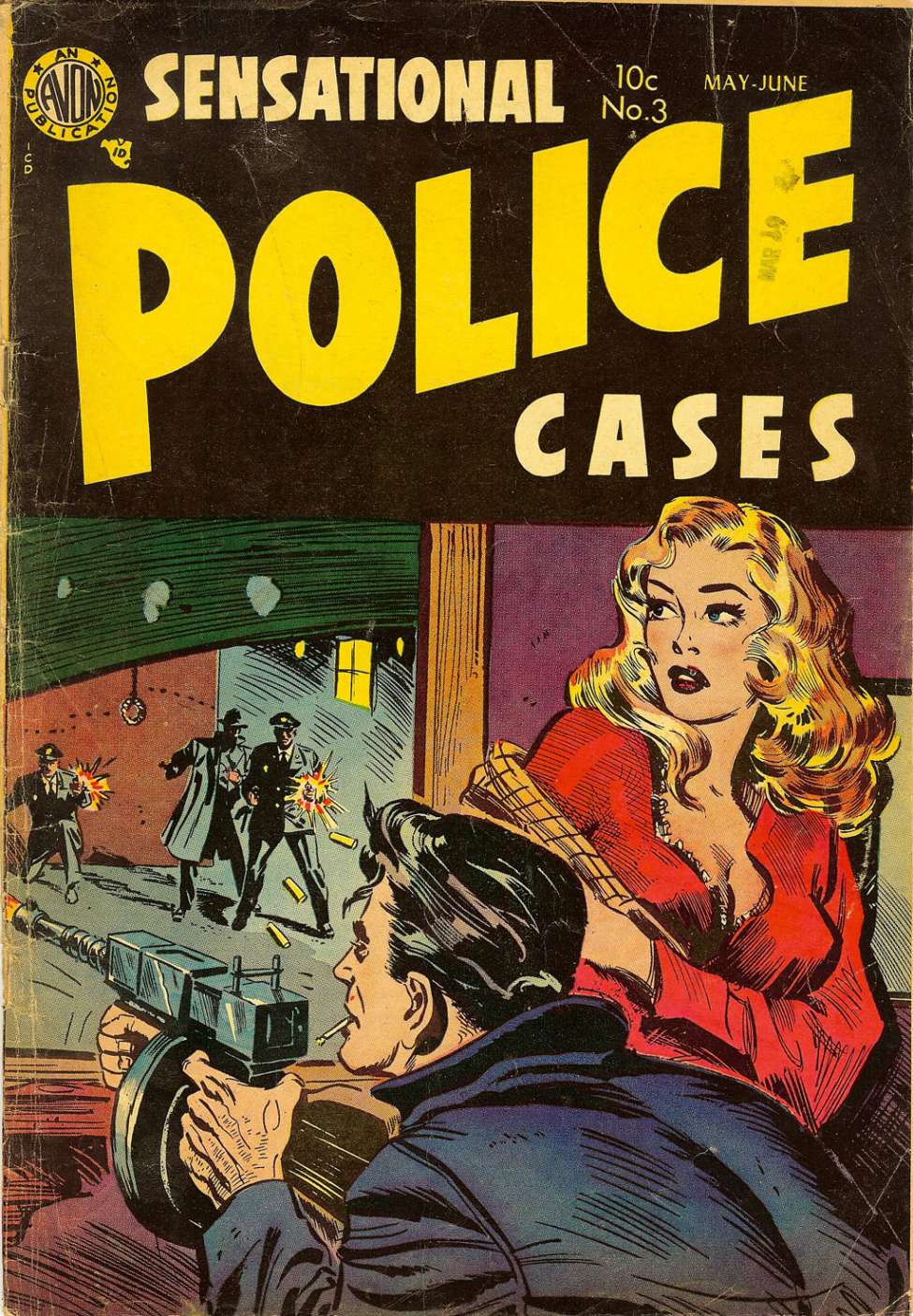 Comic Book Cover For Sensational Police Cases 3