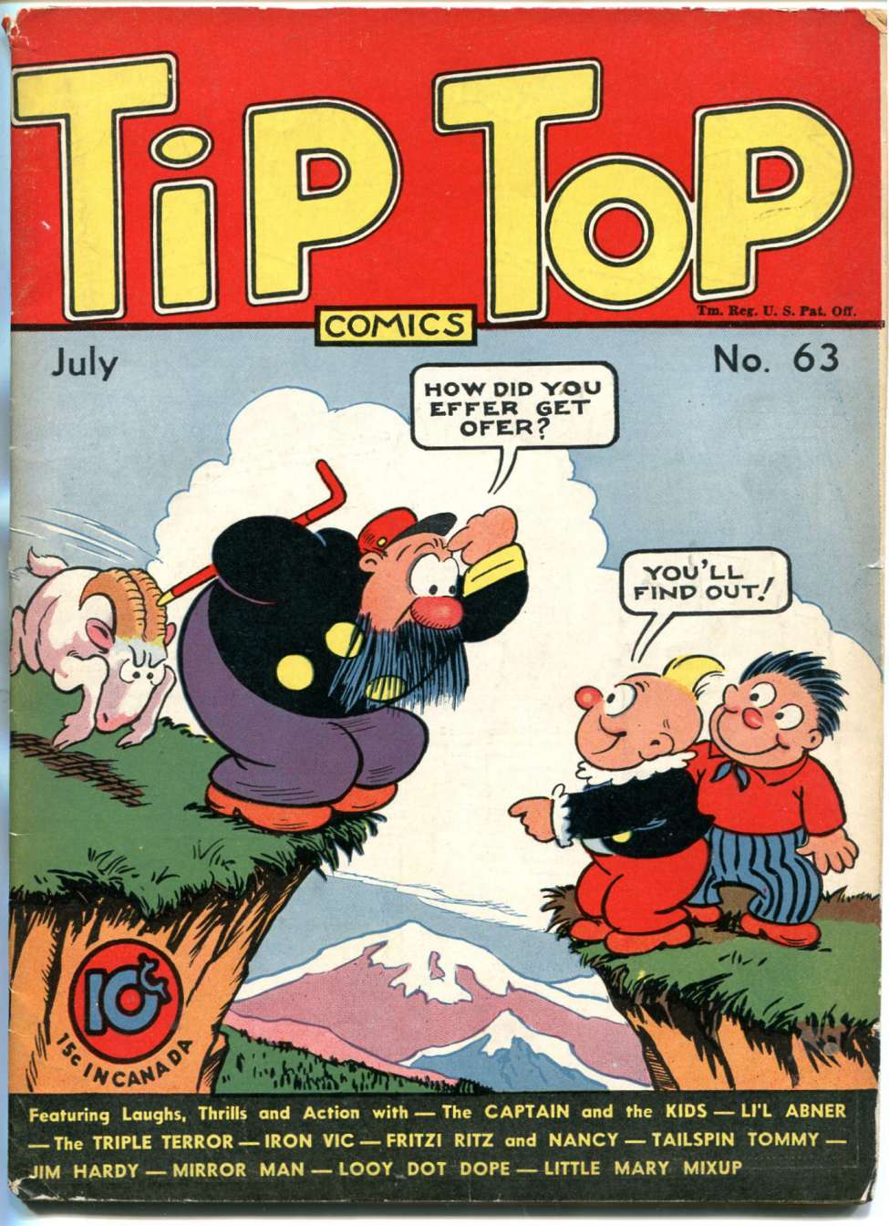 Comic Book Cover For Tip Top Comics 63