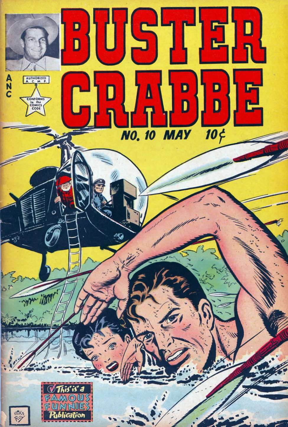 Comic Book Cover For Buster Crabbe 10